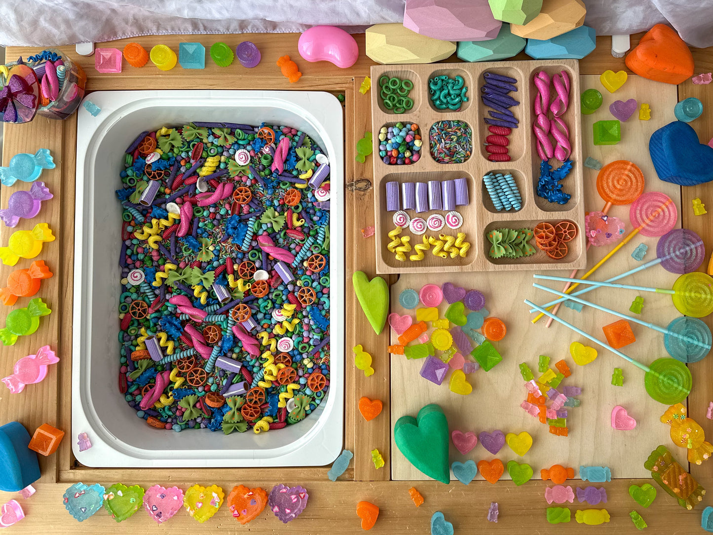Cupid's Candy Mix – Resin Play Pieces (24 Pieces Assorted)