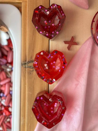 Heart Cups - Resin Play Pieces