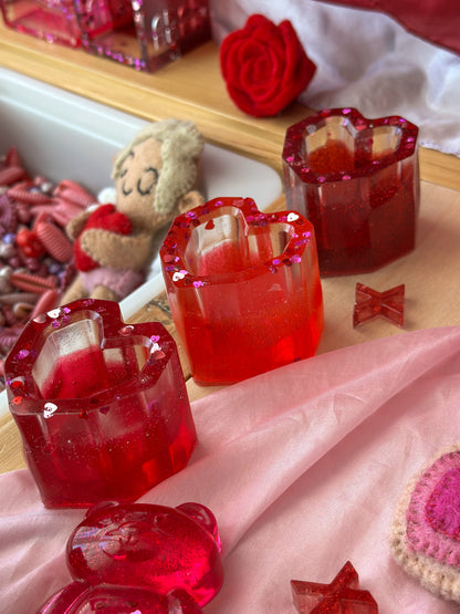 Heart Cups - Resin Play Pieces